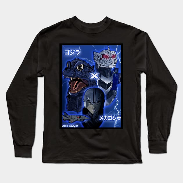 Godzilla X Mechagodzilla Long Sleeve T-Shirt by Asawyer80